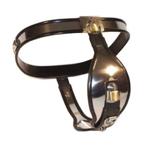 TRANSFORMATION chastity belt with TOTAL System and continuous crotch band incl. anus-hole for men