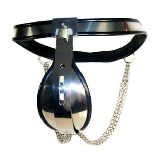 TRANSFORMATION chastity belt with COMFORT System in CHAINS-Style or DOUBLE-ACTIV for men