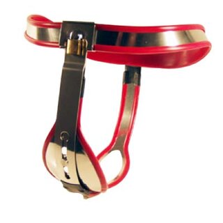 TRANSFORMATION Chastity belt with COMFORT System and continous crotch band for men
