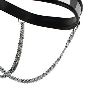 TOTAL-Chastity belt in CHAINS-Style or DOUBLE-ACTIV crotch band for men