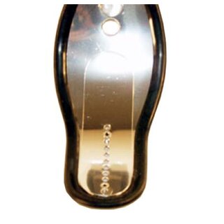 Slotted hole secure (removable) for front shield of chastity belts